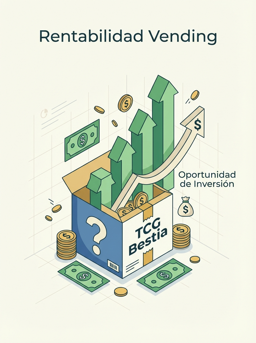 Rentabilidad Máquina Expendedora Pokémon 2026