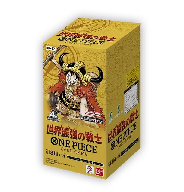 One Piece Card Game OP-17 4th Anniversary, booster box japonesa